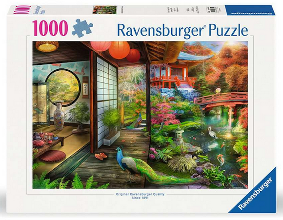 Japanese Garden Teahouse 1000 pc Puzzle (2024)
