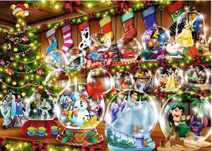 Disney Snow Globes Seasonal 1000 pc Puzzle