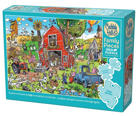 Family Puzzle: Doodletown: Farmyard Folly 350pc (2023)