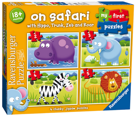 My First Puzzle - On Safari 2, 3, 4, 5 pc Puzzles
