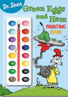 Dr. Seuss: Green Eggs and Ham Painting Book: Coloring and Activity Book with Paint Box