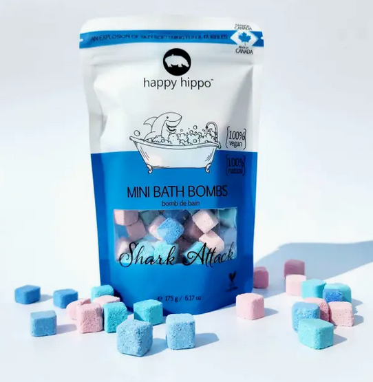 Happy Hippo Mini Bath Bombs - Shark Attack