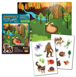 Magnetic Animals with Play Scene - Animals of the Salish Sea In the Forest