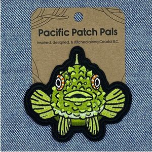 Embroidered Patch - Pacific Spiny Lumpsucker - 3.5"