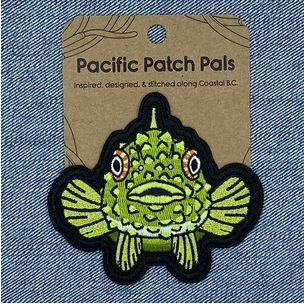 Embroidered Patch - Pacific Spiny Lumpsucker - 3.5