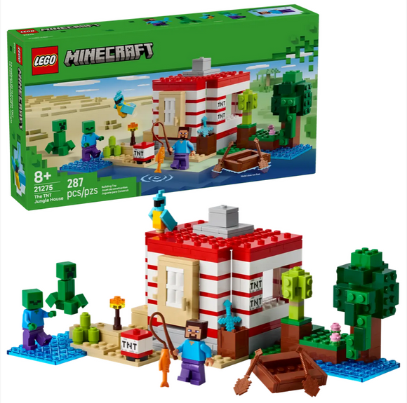 LEGO Minecraft: The TNT Jungle House