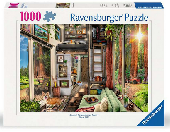 Redwood Forest Tiny House 1000 pc Puzzle (2024)