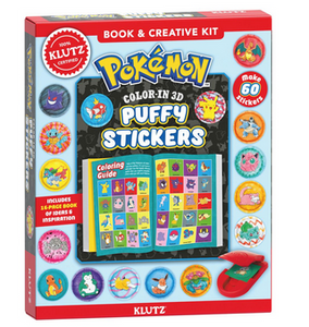 Pokemon: Colour-In 3D Puffy Stickers