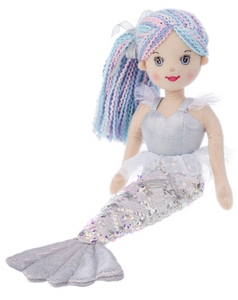 Shimmer Cove Mermaid - Cascade Silver Sequins