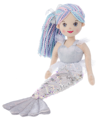 Shimmer Cove Mermaid - Cascade Silver Sequins