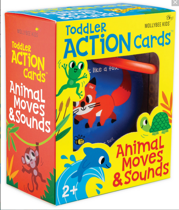 Toddler Action Cards - Animal Moves and Sounds