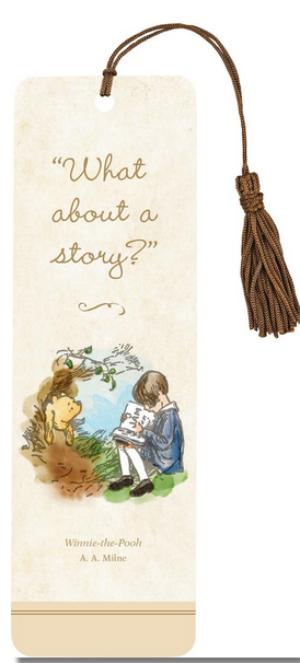 What About a Story? Winnie the Pooh Bookmark