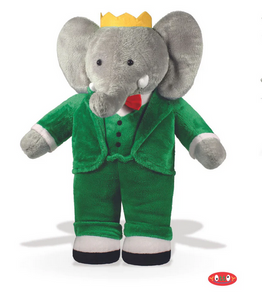 Classic Standing Babar 13" Soft Toy