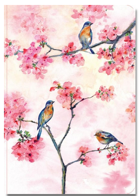 Cherry Blossoms in Spring - Small Journal