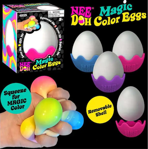 Magic Color Egg Nee Doh Assortment
