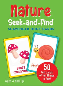 Seek and Find Scavenger Hunt Cards - Nature