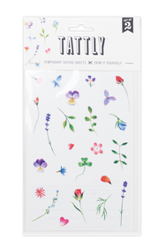 Petite Garden Temporary Tattos (2 Sheets)