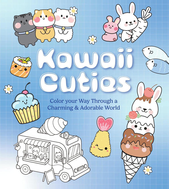 Kawaii Cuties: Colour Your Way Through a Charming and Adorable World