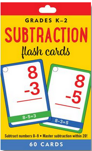 Subtraction Flash Cards