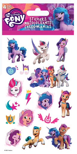 My Little Pony Stickers - 4 Sheets