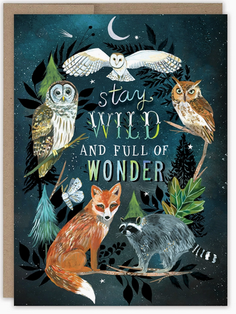 Wild Animals Birthday Card