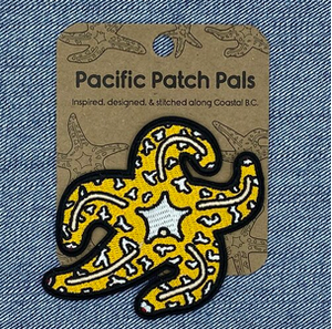 Embroidered Patch - Ochre Star (Orange) - 3.5"