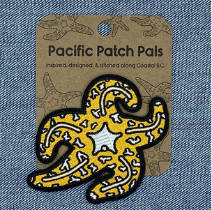 Embroidered Patch - Ochre Star (Orange) - 3.5