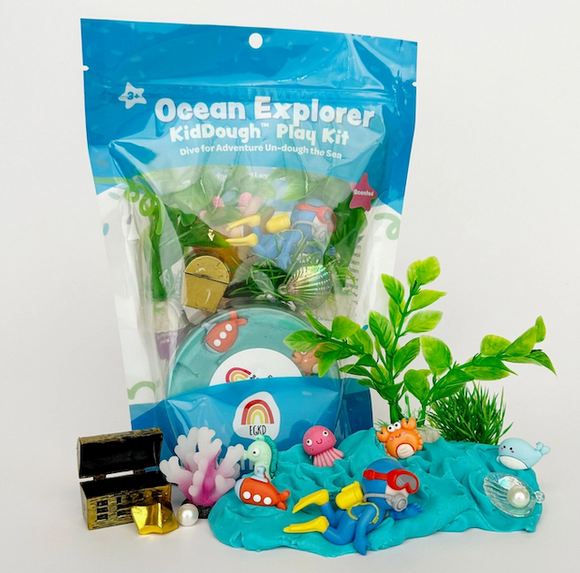 Ocean Explorer (Blue Hawaiian) Kiddough Play Kit