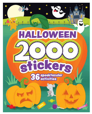 2000 Stickers Super Scary Activity Book: 36 Spooktacular Activities!