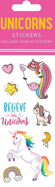 Unicorns Stickers - 6 Sheets