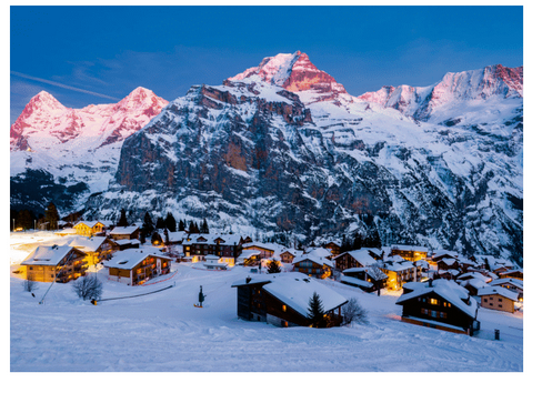 Bernese Oberland, Murren 1000 pc
