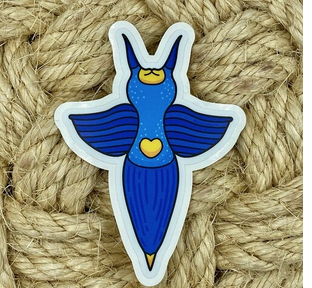 Vinyl Sticker - Sea Angel - 5.0