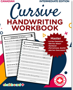 Intermediate Cursive Handwriting Workbook