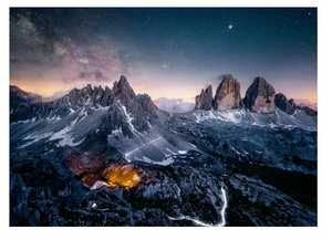 Three Peaks, Dolomites 1000 pc