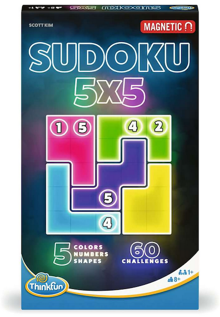 Sudoku 5x5 Magnetic Travel Puzzle