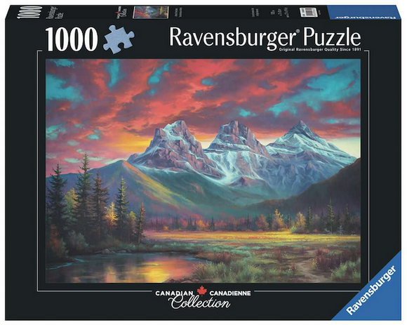 Canadian Collection: Alberta's Three Sisters 1000 pc Puzzle (2024)