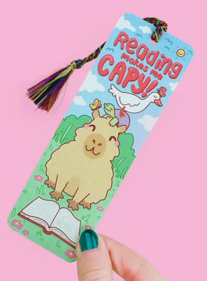 Reading Makes Me Capy Bookmark