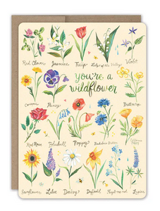 Wildflower Birthday Card