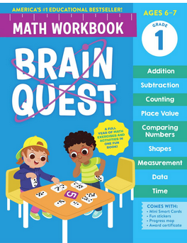 Brain Quest Math Workbook: Grade 1