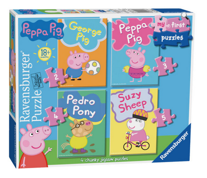My First Puzzle - Peppa Pig 2, 3, 4, 5 pc Puzzles