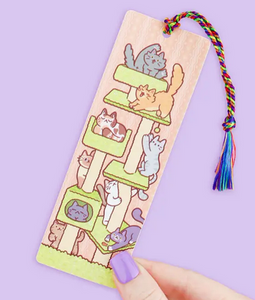 Cat Tower Bookmark