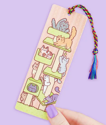 Cat Tower Bookmark