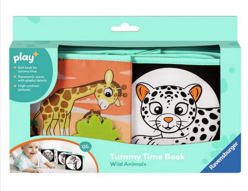 Tummy Time Book: Wild Animals