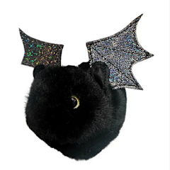 Black Bat with Sparkly Wings