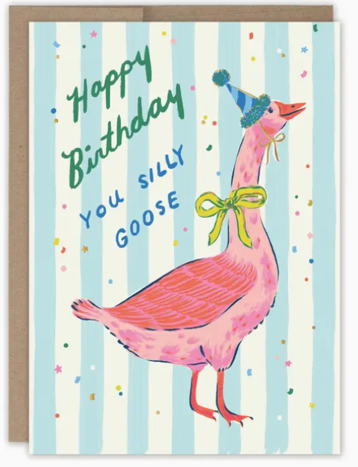 Silly Goose Birthday Card