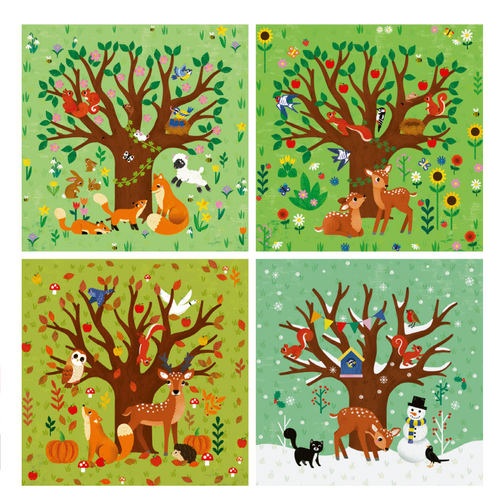 Puzzle Up! - Four Seasons 12, 16,  20, 24 pc