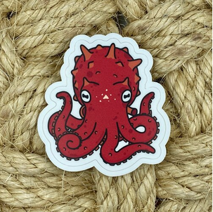 Vinyl Sticker - Giant Pacific Octopus - 3.25