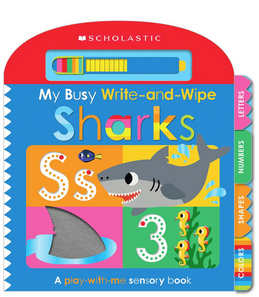 My Busy Write-and-Wipe: Sharks