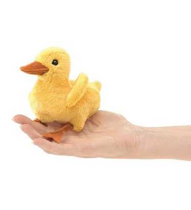 Mini Duckling Finger Puppet