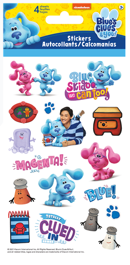 Blues Clues & You! Stickers - 4 Sheets